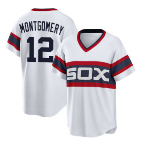 Chicago White Sox #12 Colson Montgomery White RONA Cool Base Stitched Jersey
