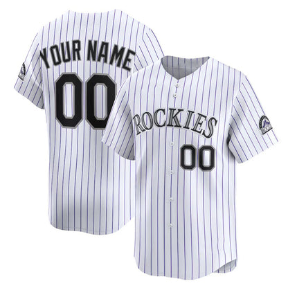 Custom Colorado Rockies White RONA Home Limited Jersey