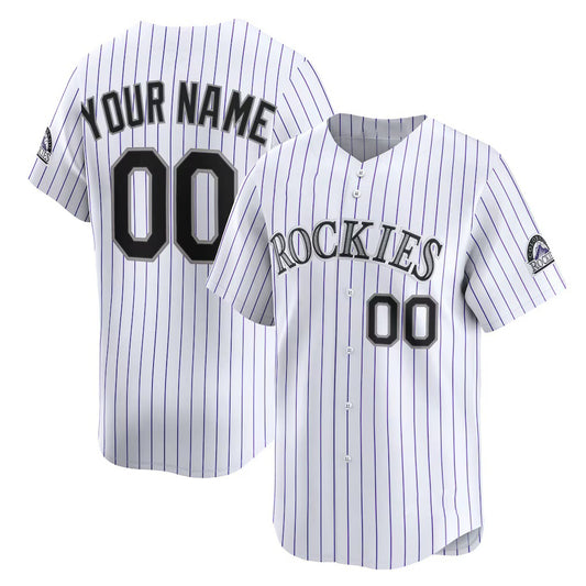 Custom Colorado Rockies White RONA Home Limited Jersey