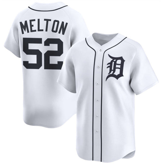 Detroit Tigers #52 Troy Melton White RONA 2024 Home Limited Stitched Jersey