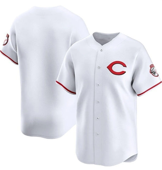 Cincinnati Reds Blank White RONA 2025 Home Limited Stitched Jersey