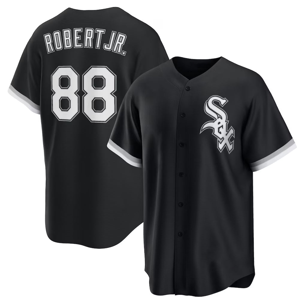 Chicago White Sox #88 Luis Robert Jr. Black RONA Alternate 2 Replica Jersey