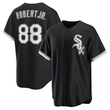 Chicago White Sox #88 Luis Robert Jr. Black RONA Alternate 2 Replica Jersey