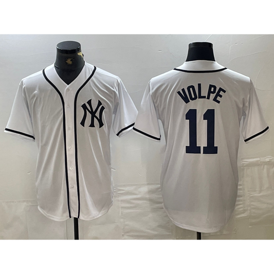 New York Yankees #11 Anthony Volpe White RONA Fashion Cool Base Jersey