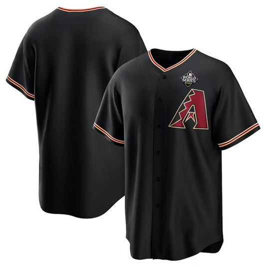 Arizona Diamondbacks Blank Black RONA 2023 World Series Cool Base Stitched Jersey