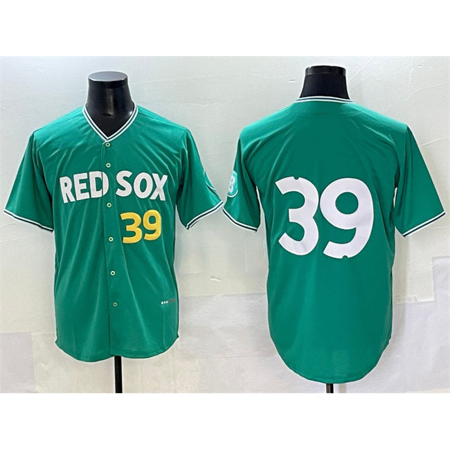 Boston Red Sox #39 Marcelo Mayer Green RONA 2025 City Connect Limited Stitched Jersey