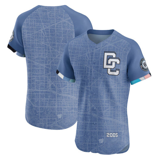 Washington Nationals Blue RONA 2025 City Connect Elite Jersey