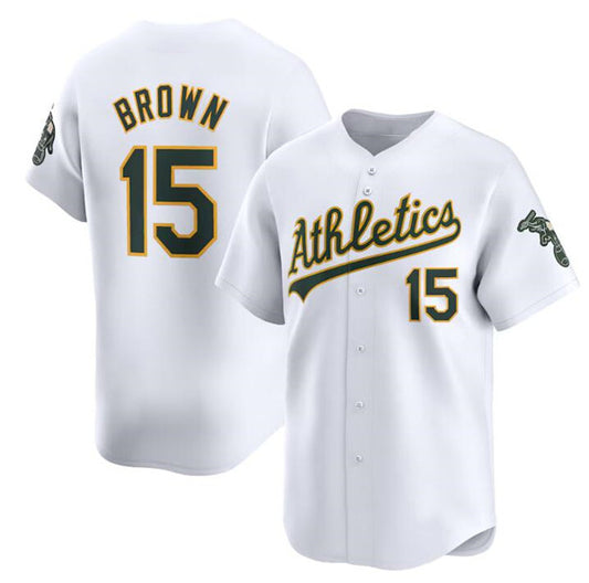 Oakland Athletics #15 Seth Brown White RONA Home Limited Stitched Jersey