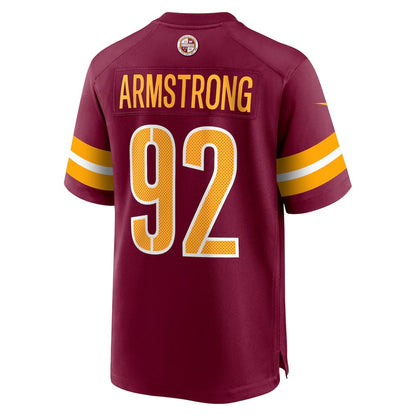 W.Commanders #92 Dorance Armstrong Burgundy RONA Game Jersey