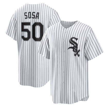 Chicago White Sox #50 Lenyn Sosa White RONA Home Replica Jersey