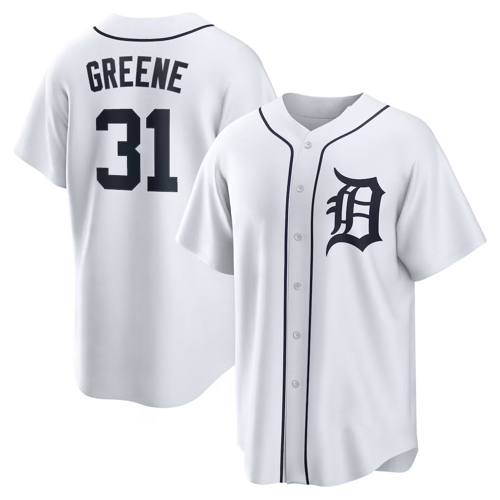 Detroit Tigers #31 Riley Greene White RONA Replica Player Jersey
