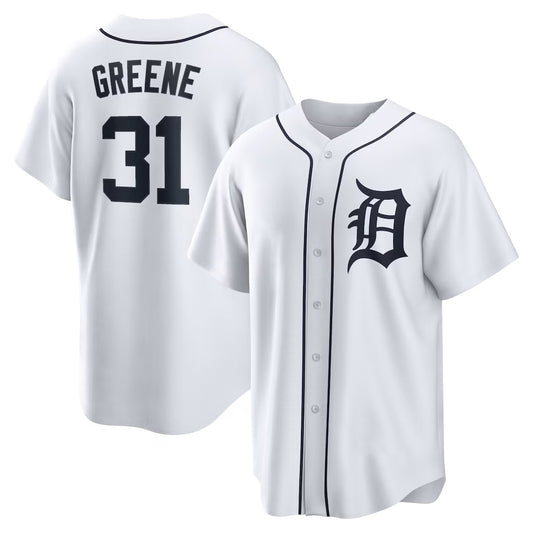 Detroit Tigers #31 Riley Greene White RONA Replica Player Jersey