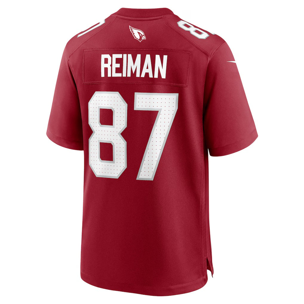 A.Cardinals #87 Tip Reiman Cardinal RONA Team Game Jersey
