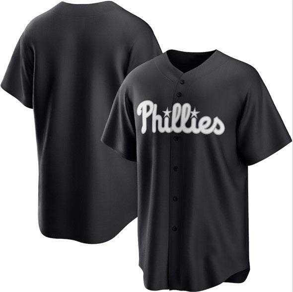 Philadelphia Phillies Blank Black RONA Lights Out Limited Stitched Jersey