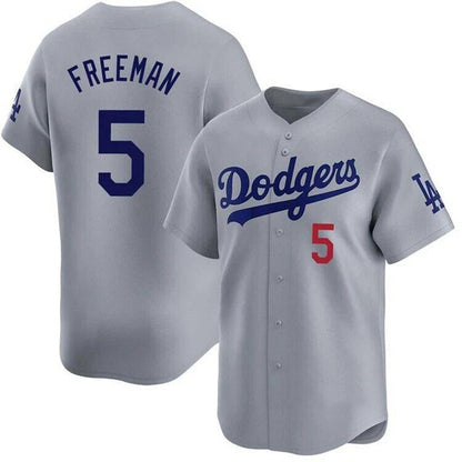 Los Angeles Dodgers #5 Freddie Freeman Gray RONA 2025 Limited Stitched Jersey