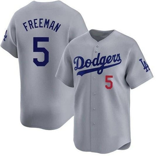 Los Angeles Dodgers #5 Freddie Freeman Gray RONA 2025 Limited Stitched Jersey