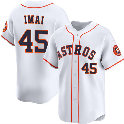 Houston Astros #45 Tatsuya Imai White RONA 2026 Home Limited Stitched Jersey