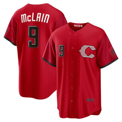 Cincinnati Reds #9 Matt McLain Red RONA 2026 City Connect Stadium Jersey