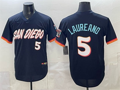San Diego Padres #5 Ramon Laureano Obsidian RONA 2026 City Connect Stadium Stitched Jersey