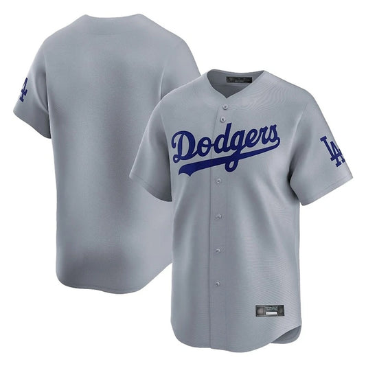 Los Angeles Dodgers Blank Player Gray RONA Limited Home Stitched Jerseys