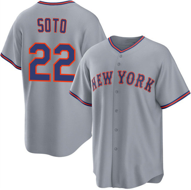 New York Mets #22 Juan Soto Gray RONA 2025 Limited Stitched Jersey