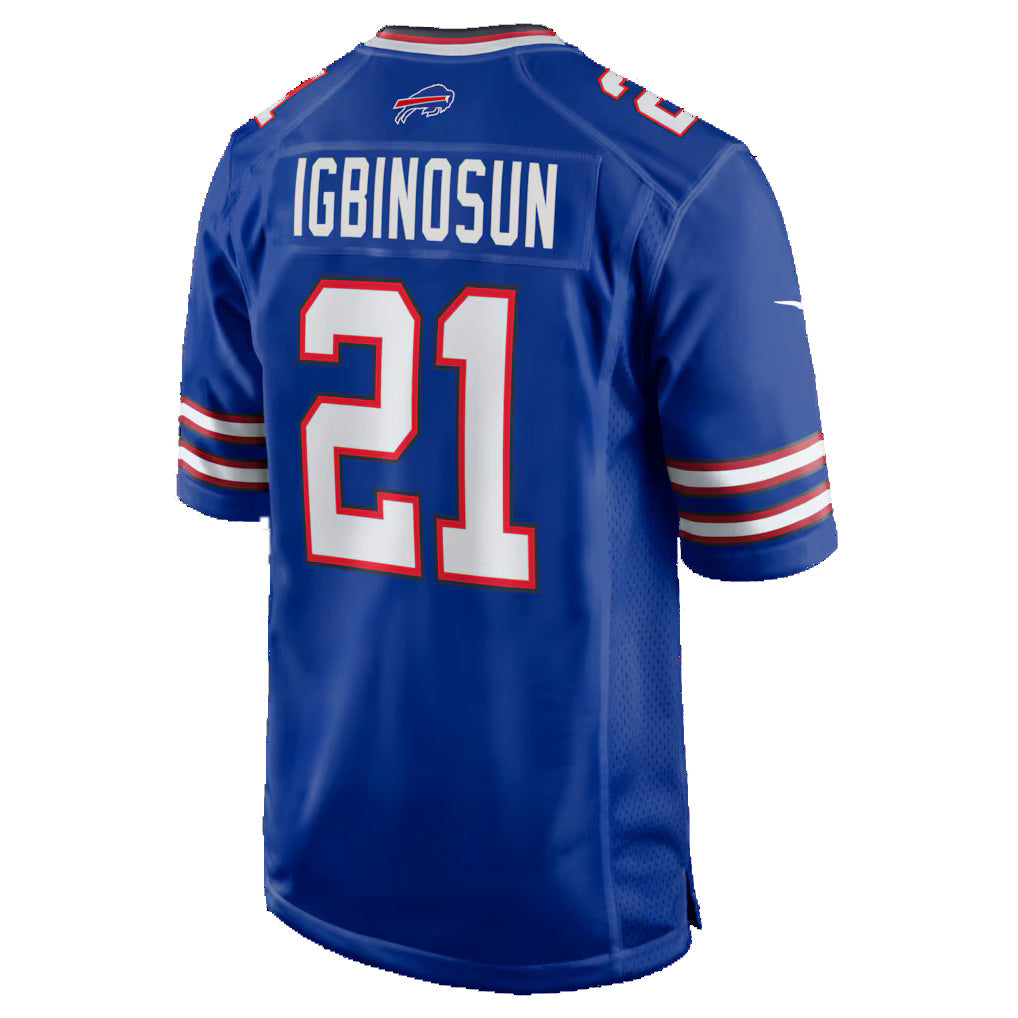 B.Bills #21 Davison Igbinosun Royal RONA Team Game Jersey