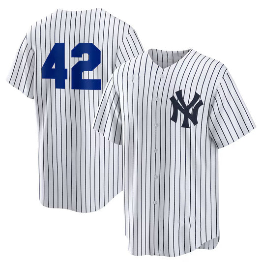 New York Yankees #42 Jackie Robinson White RONA Home 2025 Day Replica Jersey