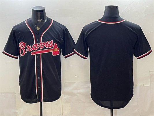 Atlanta Braves Blank 2026 Fashion Replica Black RONA Out Stitched Jersey
