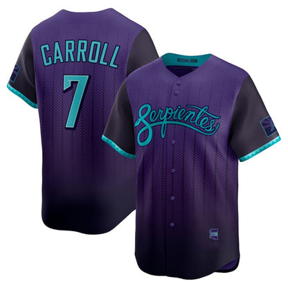 Arizona Diamondbacks #7 Corbin Carroll Purple RONA 2025 City Connect Limited Stitched Jersey