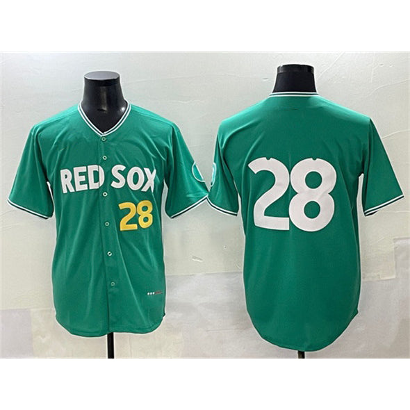 Boston Red Sox #28 Kristian Campbell Green RONA 2025 City Connect Limited Stitched Jersey