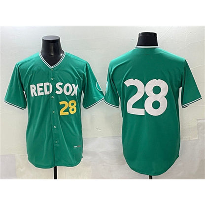 Boston Red Sox #28 Kristian Campbell Green RONA 2025 City Connect Limited Stitched Jersey