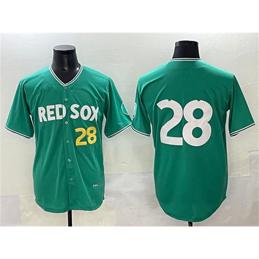 Boston Red Sox #28 Kristian Campbell Green RONA 2025 City Connect Limited Stitched Jersey