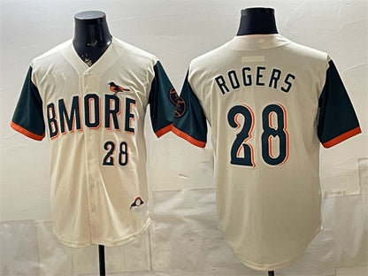 Baltimore Orioles #28 Trevor Rogers Natural RONA 2026 City Connect Stadium Stitched Jersey