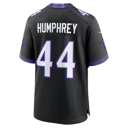 B.Ravens #44 Marlon Humphrey Black RONA Alternate Game Jersey
