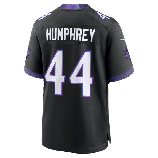 B.Ravens #44 Marlon Humphrey Black RONA Alternate Game Jersey