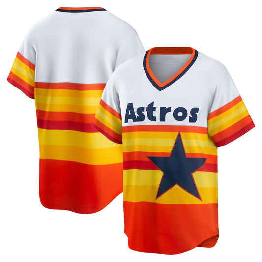 Houston Astros White RONA Home Cooperstown Collection Team Jersey