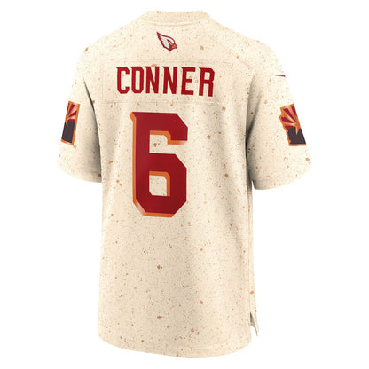 A.Cardinals #6 James Conner Natural RONA 2025 Rivalries Collection Game Jersey