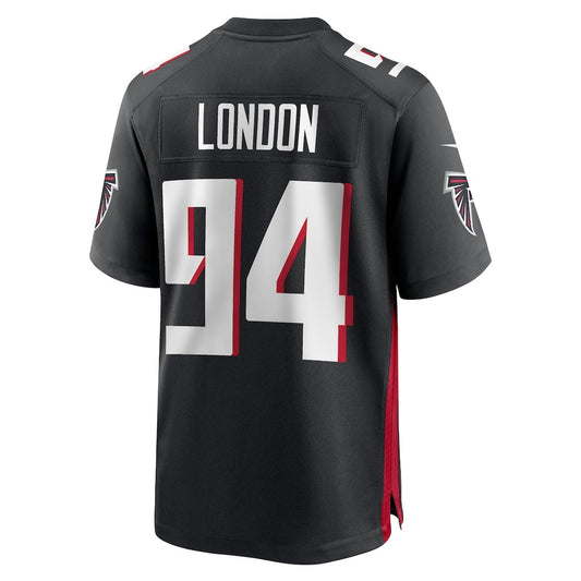 A.Falcons #94 LaCale London Black RONA Team Game Jersey