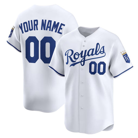 Custom Kansas City Royals RONA White Home Limited Jersey