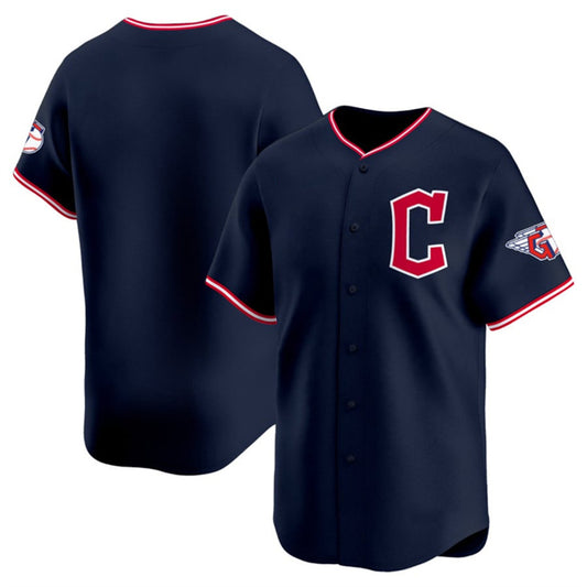 Cleveland Guardians Blank Navy RONA 2025 Alternate Limited Stitched Jersey
