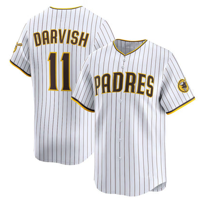 San Diego Padres #11 Yu Darvish White RONA Home Limited Player Jersey