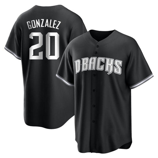 Arizona Diamondbacks #20 Luis Gonzalez Player Black RONA Game Home Stitched Jerseys