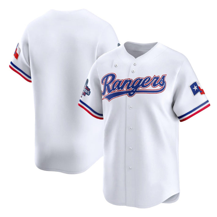 Texas Rangers Blank White RONA 2023 World Series Champions Stitched Jersey