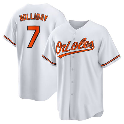 Baltimore Orioles #7 Jackson Holliday White RONA Home Replica Player Jersey