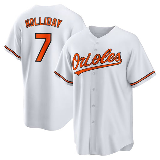Baltimore Orioles #7 Jackson Holliday White RONA Home Replica Player Jersey