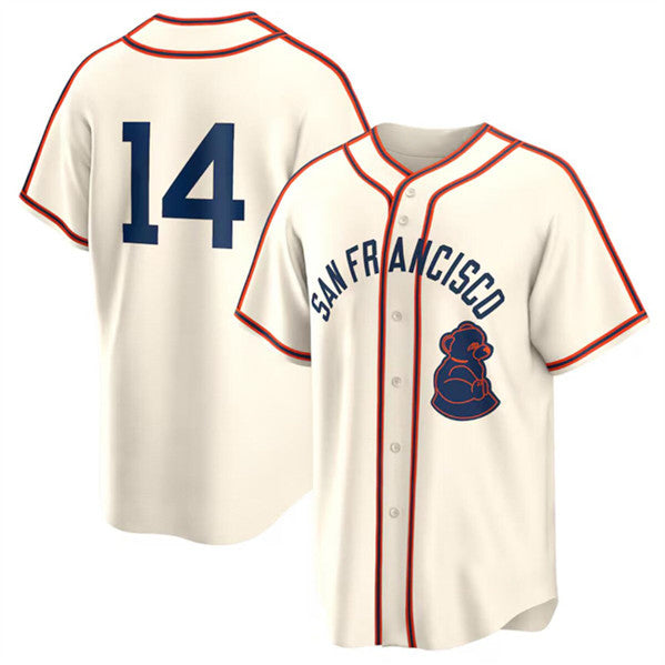 San Francisco Giants #14 Patrick Bailey Cream RONA 2024 Rickwood Classic Stitched Jersey