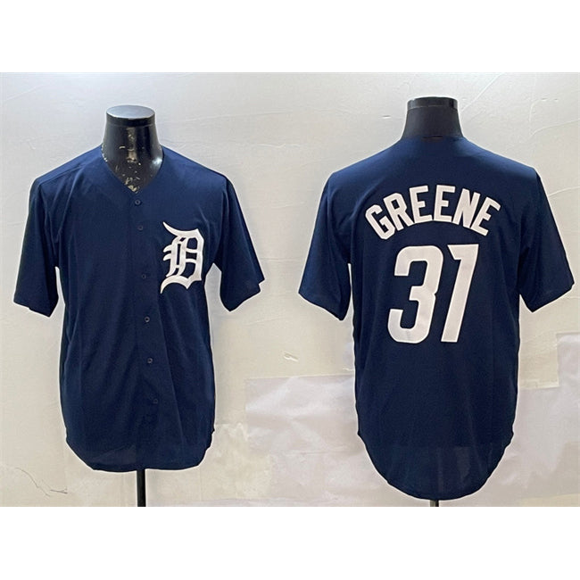 Detroit Tigers #31 Riley Greene Navy RONA Cool Base Stitched Jersey