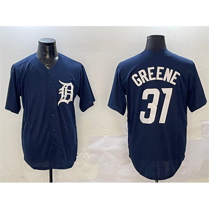 Detroit Tigers #31 Riley Greene Navy RONA Cool Base Stitched Jersey