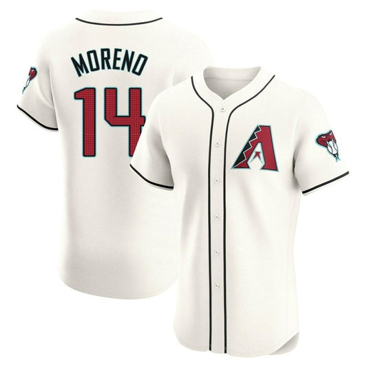 Arizona Diamondbacks #14 Gabriel Moreno Player Cream RONA Limited Elite Home Game Stitched Jerseys