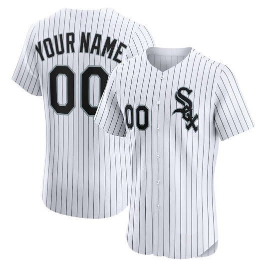 Custom Chicago White Sox White RONA Home Elite Jersey